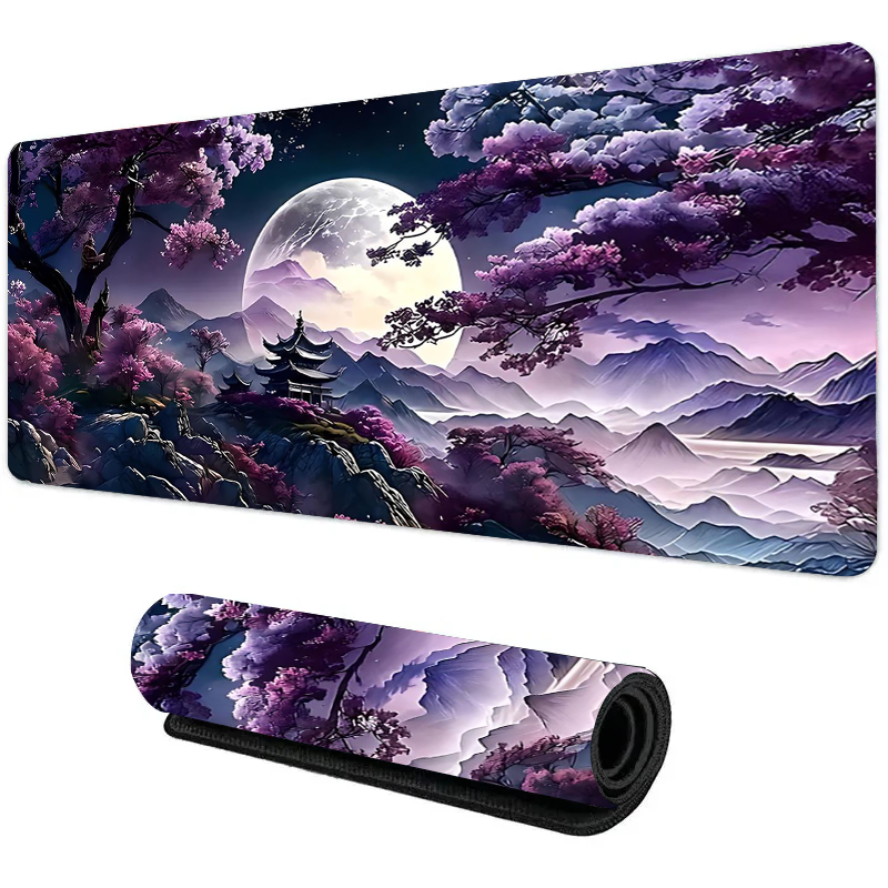 Tradescantia Purple - Purple mountain moon Mouse Pad Mousepad