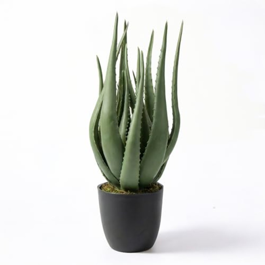 Large Potted Artificial Aloe V - Aloe Vera Pot avis et prix