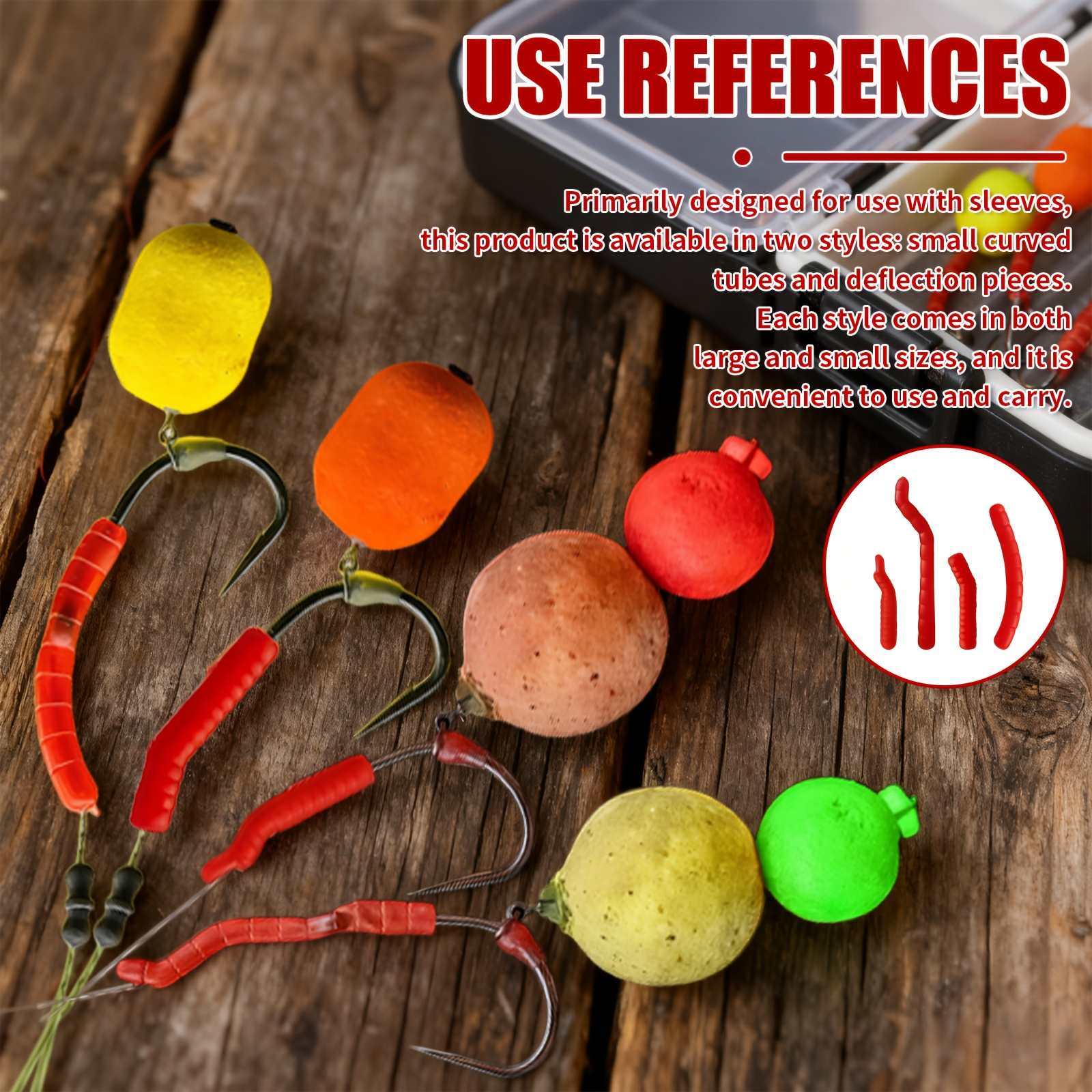 Red Artificial Bloodworm Hook  - Aglaonema Red avis et prix