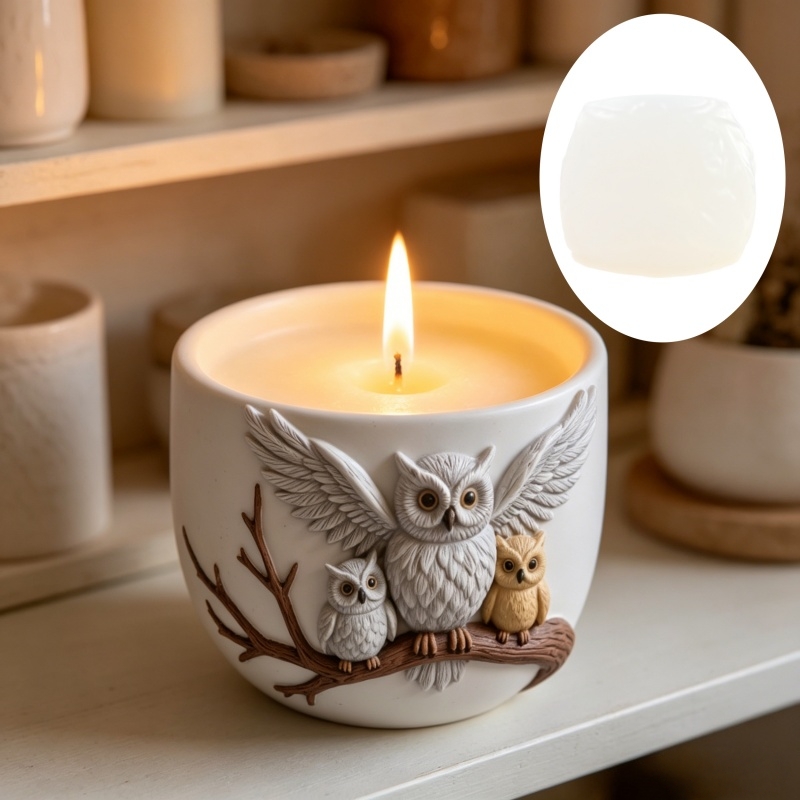 The owl standing on the branch - Echeveria Succulent avis et prix