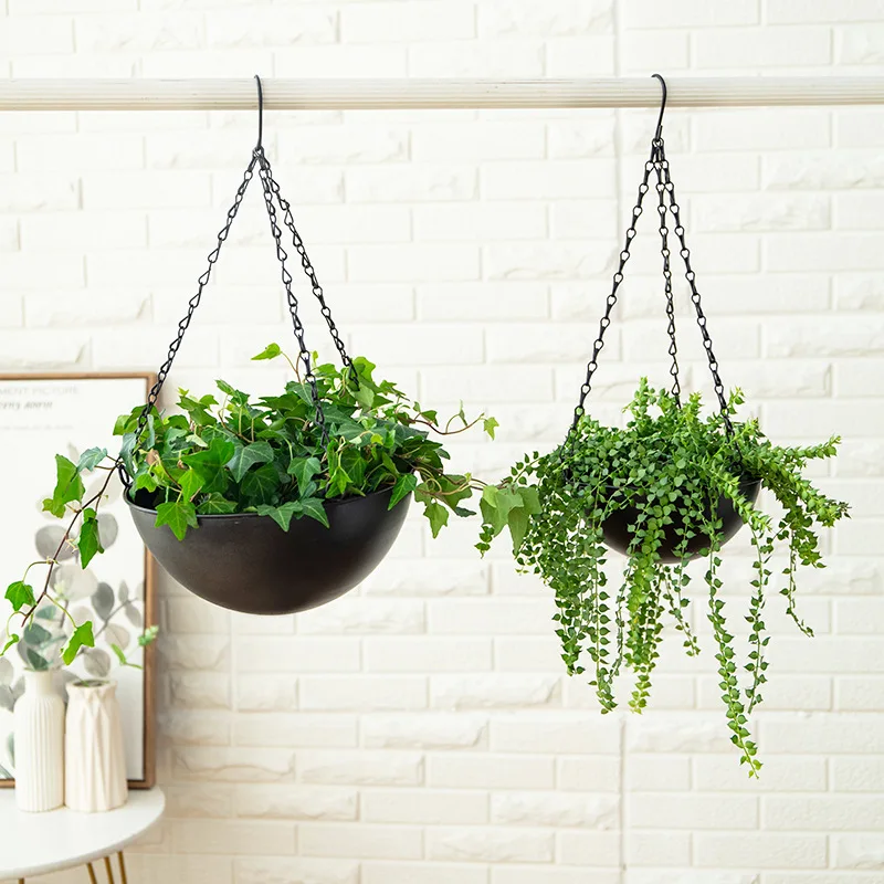 Wrought Iron Hanging Planter E - Spider Plant Hanging avis et prix