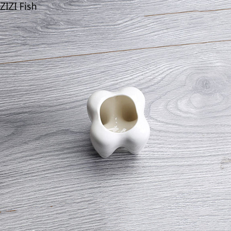 Tooth Shaped Ceramic Flower Po - Echeveria Succulent avis et prix