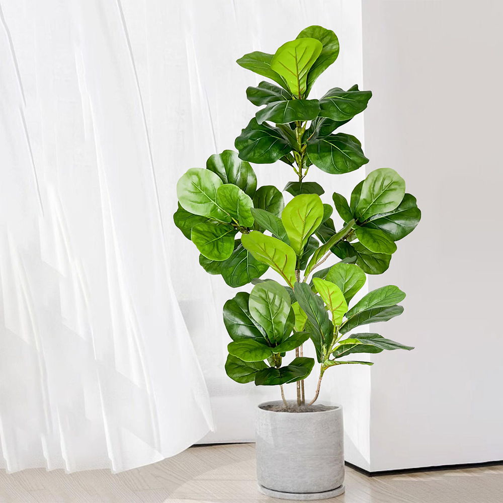 70-135cm Large Artificial Fidd - Ficus Lyrata Tree avis et prix