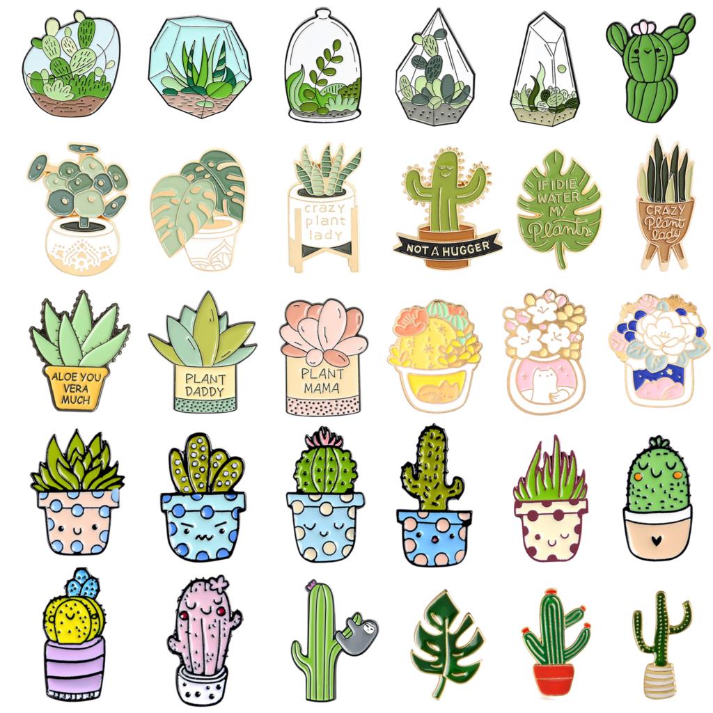 Potted Plant Brooch Monstera A - Aloe Vera Pot avis et prix