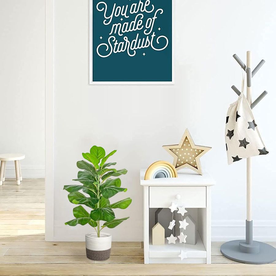 Artificial Fiddle Leaf Fig Tre - Ficus Lyrata Tree avis et prix