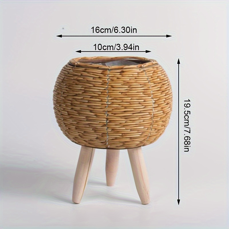 Charming Rustic Rattan Planter - Aloe Vera Pot avis et prix