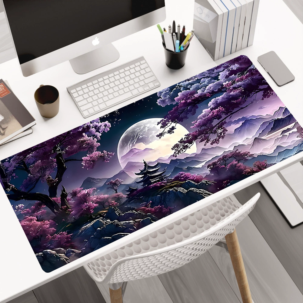 Purple mountain moon Mouse Pad - Tradescantia Purple avis et prix