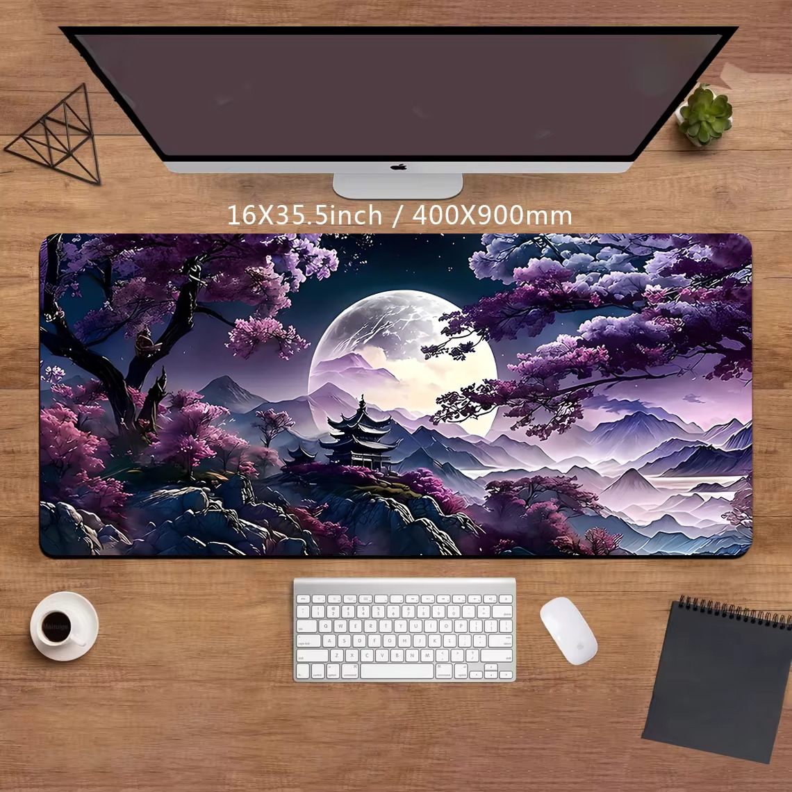Purple mountain moon Mouse Pad - Tradescantia Purple avis et prix
