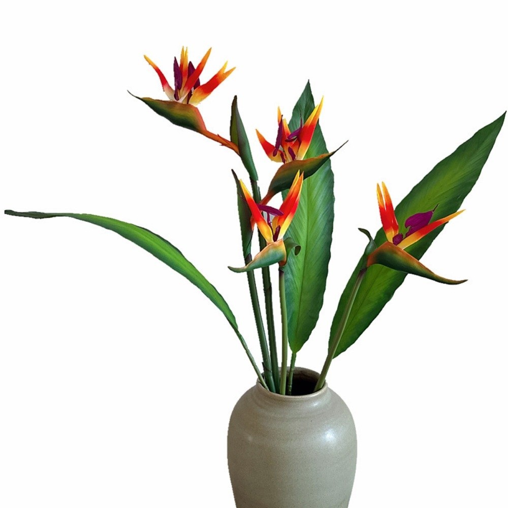 New Long Stem Artificial Bird  - Bird Paradise Strelitzia avis et prix
