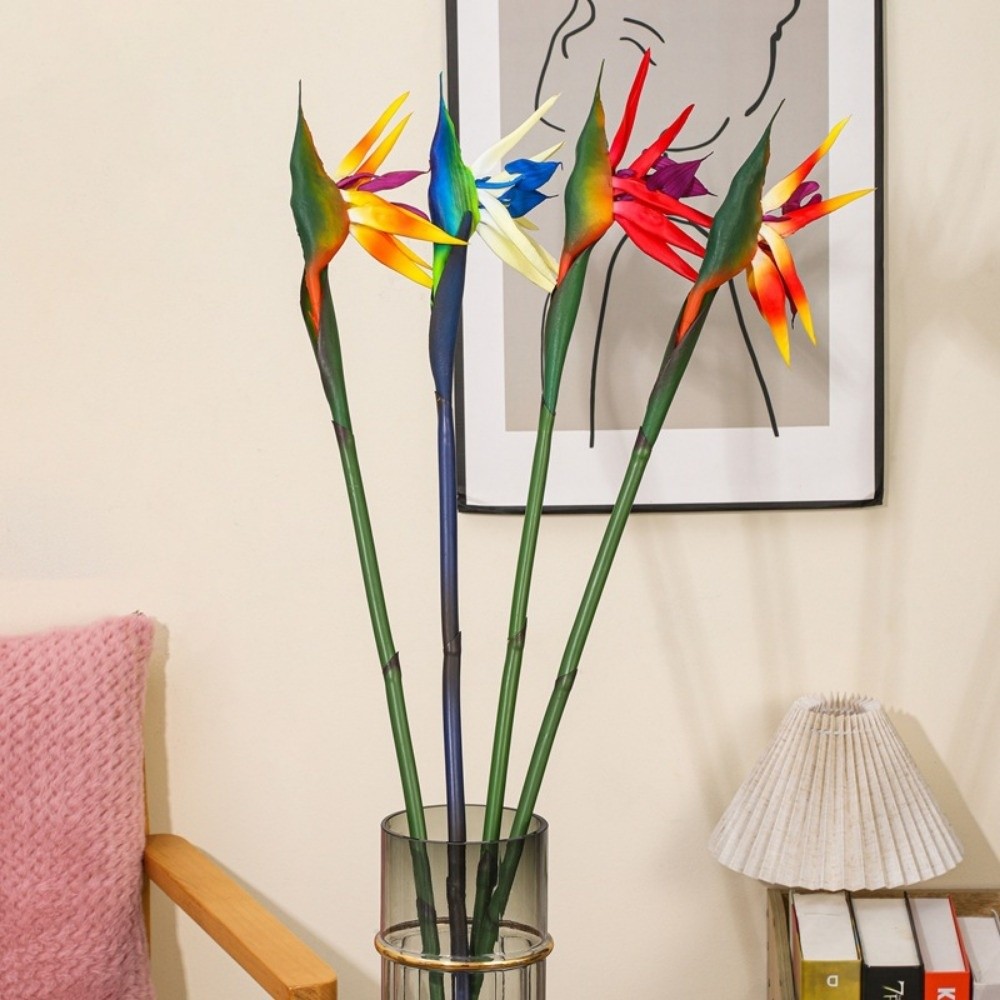 Long Stem Artificial Bird of P - Bird Paradise Strelitzia avis et prix
