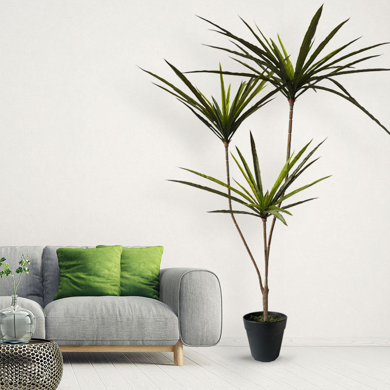 90-120cm Large Artificial Drac - Dracaena Marginata avis et prix
