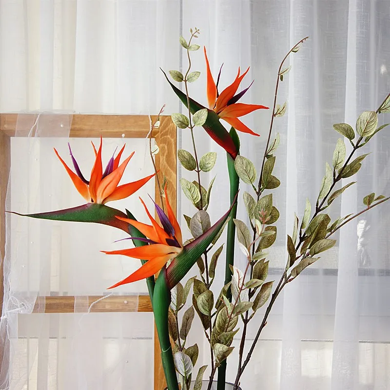 80CM artificial real touch flo - Bird Paradise Strelitzia avis et prix