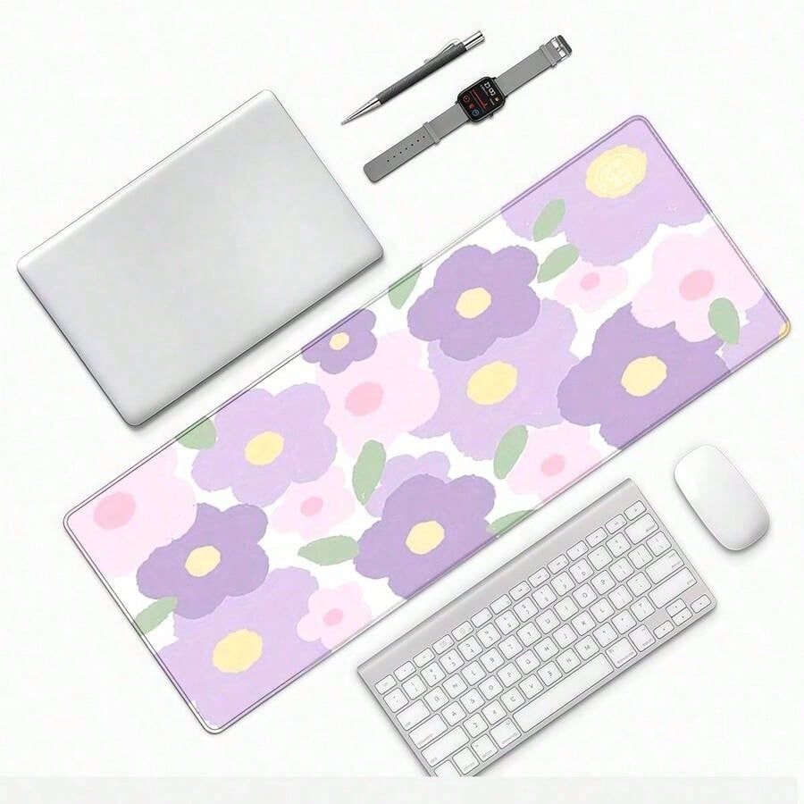 Purple Flower Mouse Pad - Larg - Tradescantia Purple avis et prix