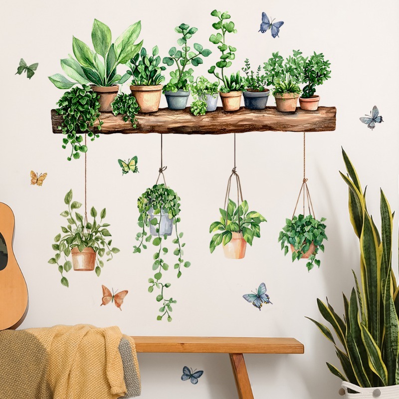 3D Potted Green Plant Shelf Wa - Echeveria Succulent avis et prix