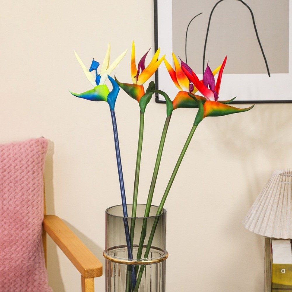 Long Stem Artificial Bird of P - Bird Paradise Strelitzia avis et prix