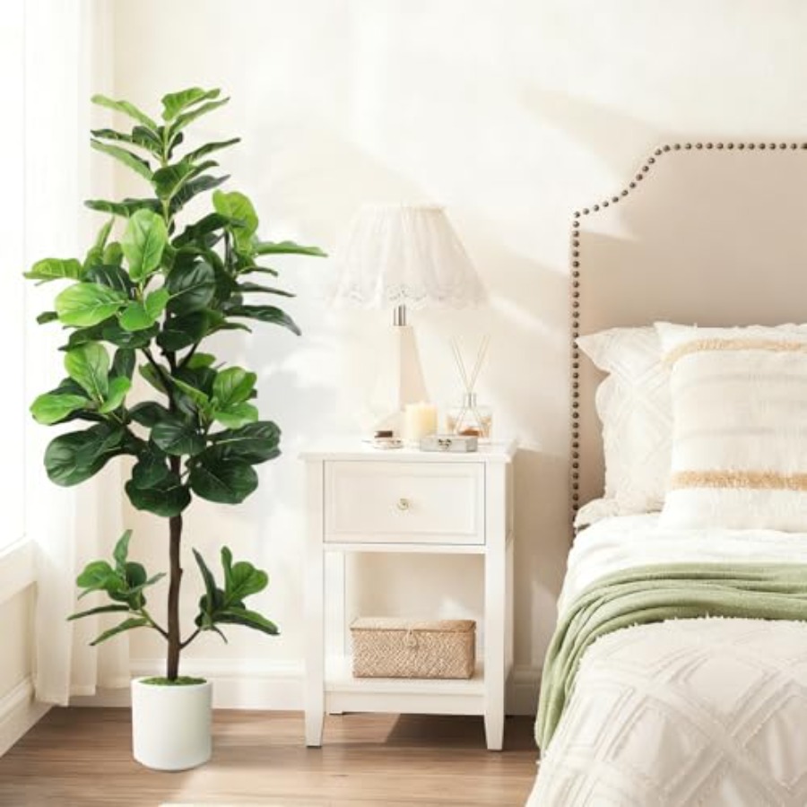 5Feet Artificial Fiddle Leaf F - Ficus Lyrata Tree avis et prix