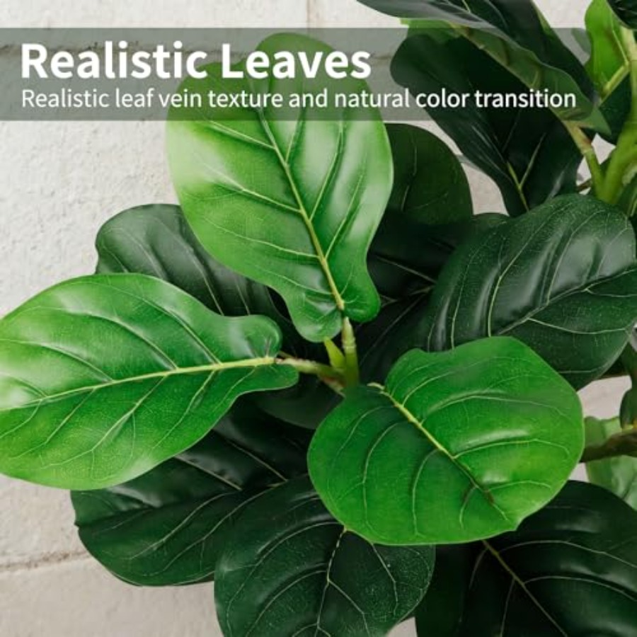 5Feet Artificial Fiddle Leaf F - Ficus Lyrata Tree avis et prix
