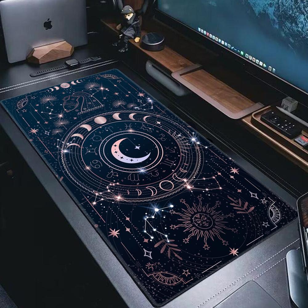 Night view Moon Star Mouse Pad - Tradescantia Purple avis et prix