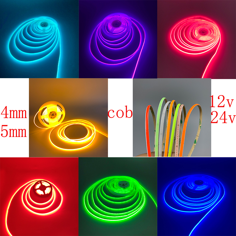 3mm 4mm 5mm Thin Slim COB Led  - Aglaonema Red avis et prix