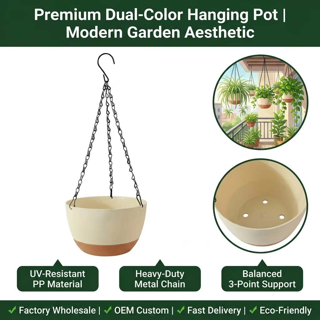 Modern Everyday Dual-Color Han - Spider Plant Hanging avis et prix