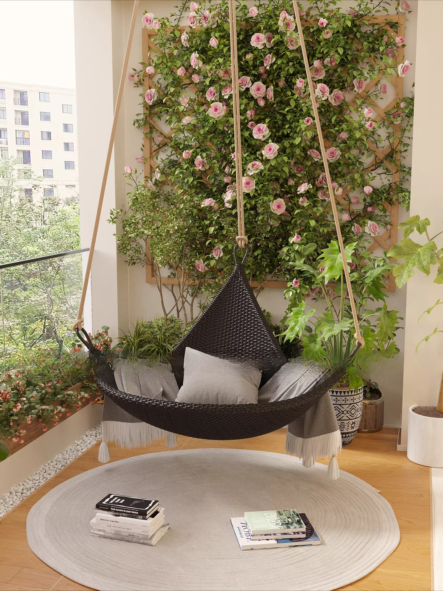 hanging chair cradle hanging b - Spider Plant Hanging avis et prix
