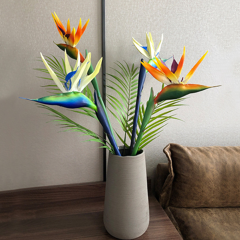 3pcs Artificial Bird Of Paradi - Bird Paradise Strelitzia avis et prix