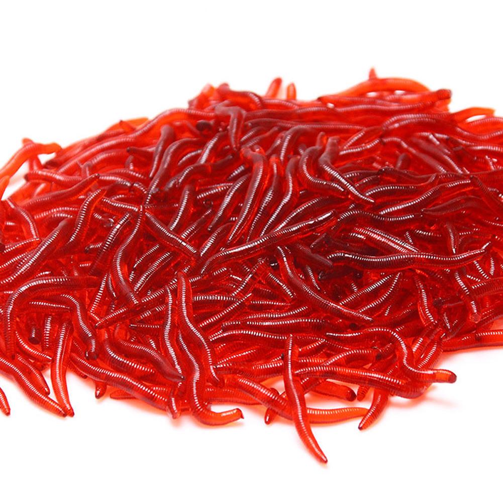 50/100PCS Soft Lure Bass Bream - Aglaonema Red avis et prix